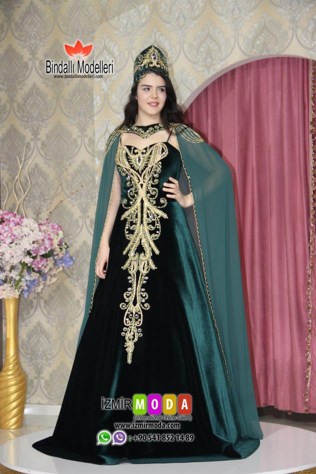 Pelerinli Kaftan-1054